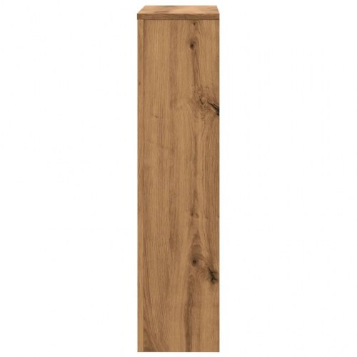 Radiatorskjuler 104×20×82 cm i konstrueret træ - egetræsfarve