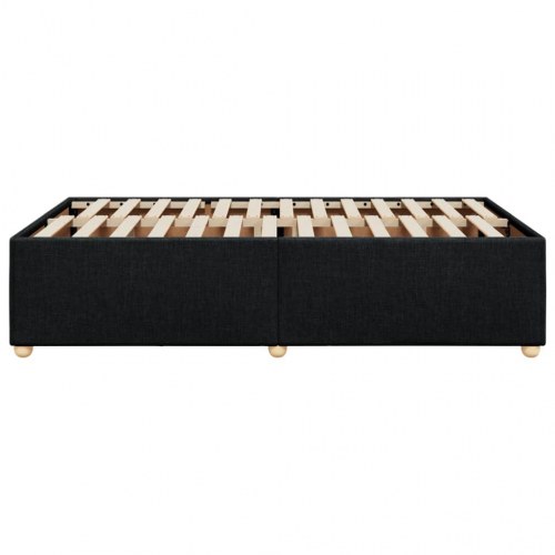 Sengeramme i stof 120 x 200 cm - sort