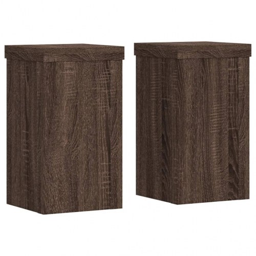 Plantestativer 2 stk. 10 x 10 x 18 cm - brun eg