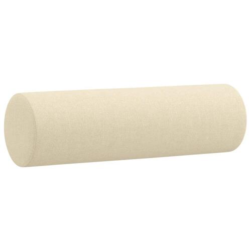 3 personers sofa med puder stof cremefarvet