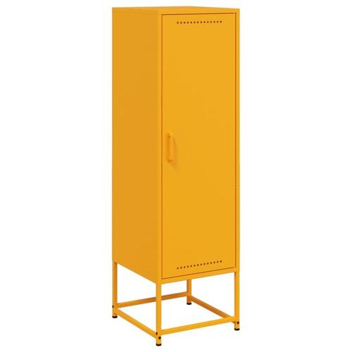 Højskab 36x39x123 cm stål sennepsgul