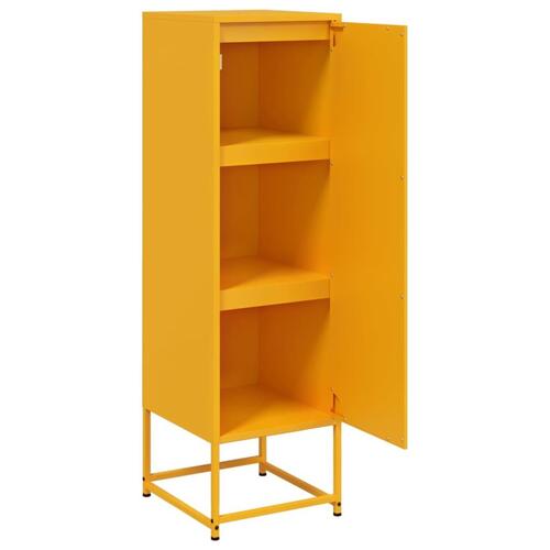 Højskab 36x39x123 cm stål sennepsgul