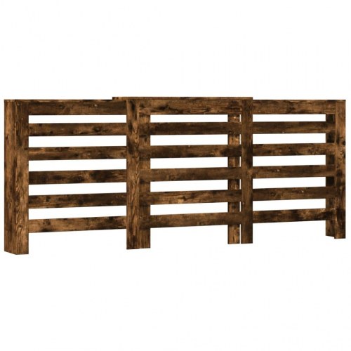 Radiatorskjuler 205 x 21,5 x 83,5 cm - røget egetræ