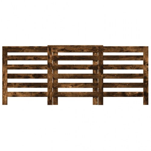 Radiatorskjuler 205 x 21,5 x 83,5 cm - røget egetræ
