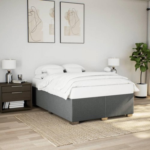 Sengeramme uden madras 140 x 190 cm - mørkegrå