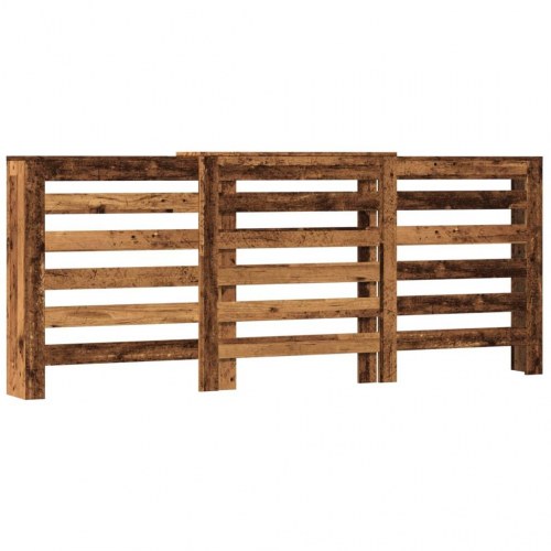 Radiatorskjuler 205 x 21,5 x 83,5 cm - antikt træ