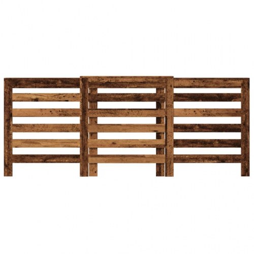 Radiatorskjuler 205 x 21,5 x 83,5 cm - antikt træ