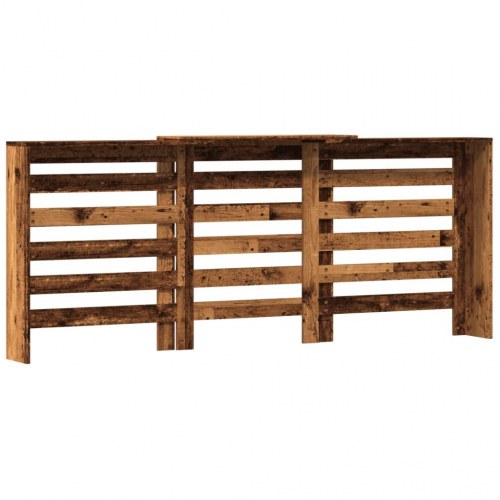 Radiatorskjuler 205 x 21,5 x 83,5 cm - antikt træ