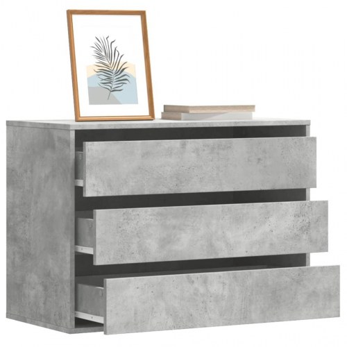 Kommode til hjørne 80 x 41 x 58 cm - betongrå
