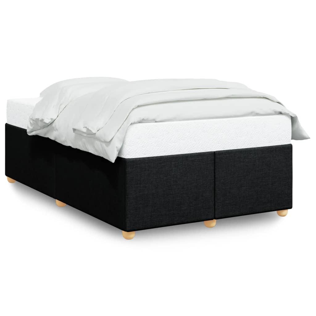 Sengeramme Uden Madras Stof - Sort / 120 x 190 cm