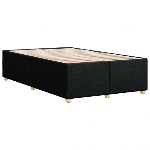 Sengeramme 120 x 190 cm i stof - sort