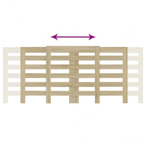 Radiatorskjuler 205 x 21,5 x 83,5 cm - sonoma-eg