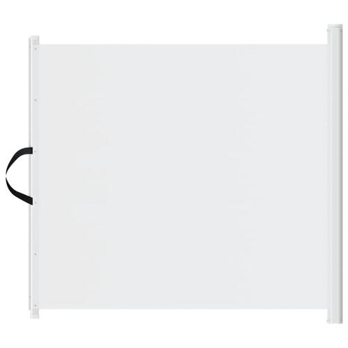 Udtrækkelig låge til kæledyr 102,5x125 cm hvid