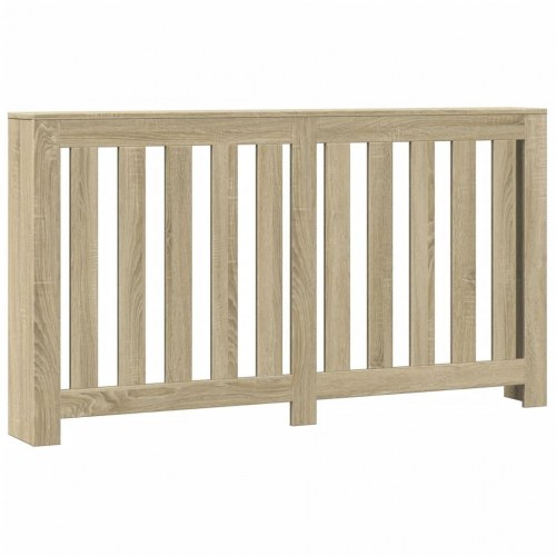 Radiatorskjuler 149 × 20 × 82 cm i konstrueret træ - sonoma-eg