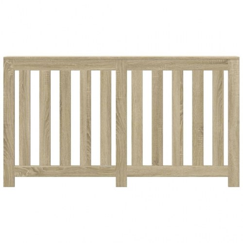 Radiatorskjuler 149 × 20 × 82 cm i konstrueret træ - sonoma-eg