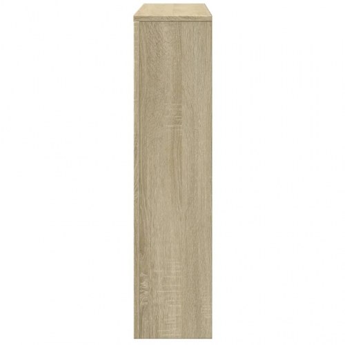 Radiatorskjuler 149 × 20 × 82 cm i konstrueret træ - sonoma-eg
