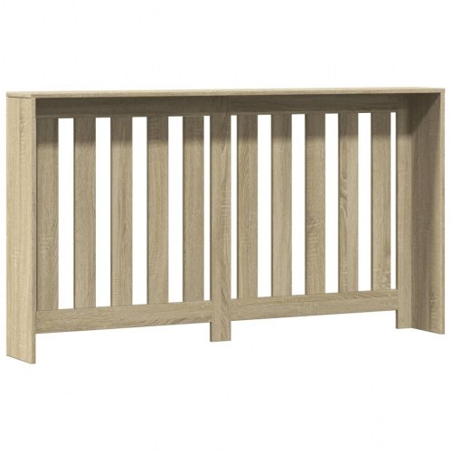 Radiatorskjuler 149 × 20 × 82 cm i konstrueret træ - sonoma-eg