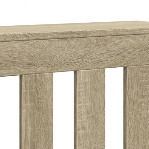 Radiatorskjuler 149 × 20 × 82 cm i konstrueret træ - sonoma-eg
