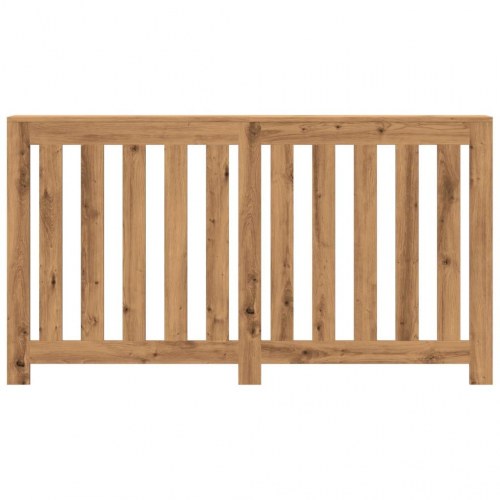 Radiatorskjuler 149×20×82 cm i konstrueret træ - egetræsfarve
