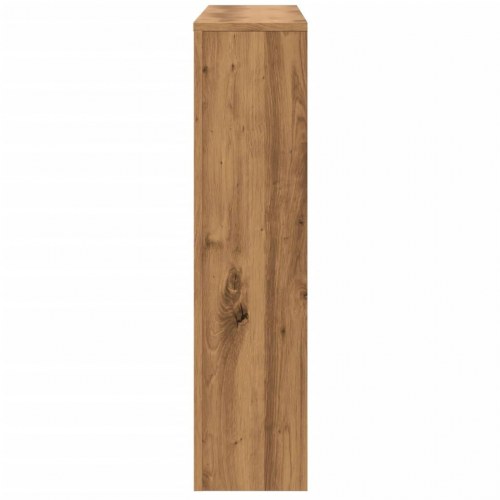 Radiatorskjuler 149×20×82 cm i konstrueret træ - egetræsfarve