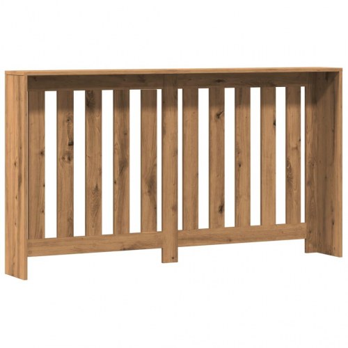 Radiatorskjuler 149×20×82 cm i konstrueret træ - egetræsfarve