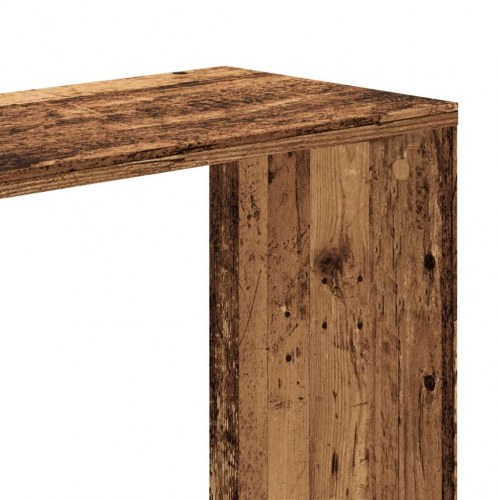 Bogreol med 5 hylder 80,4 x 23,5 x 162,5 cm - antikt træ