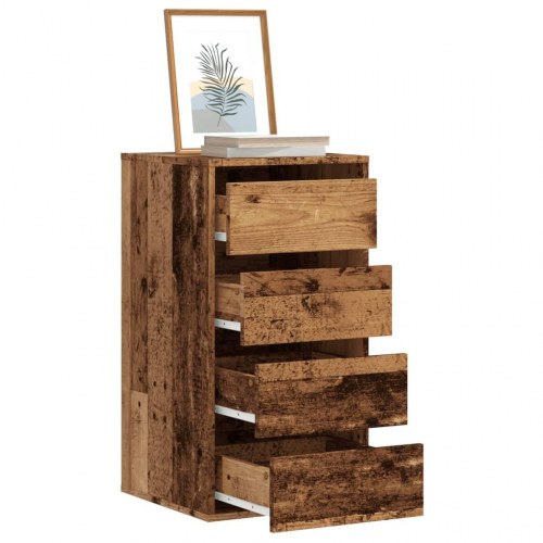 Hjørnekommode 40 x 41 x 76 cm - antikt træ