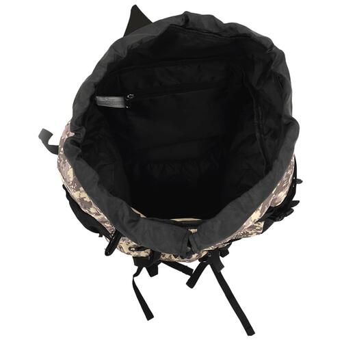 Vandretaske 60 l camouflage oxfordstof brun