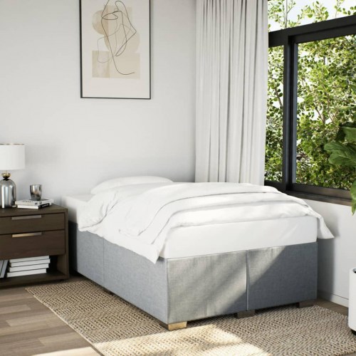 Sengeramme uden madras 120 x 190 cm - lysegrå