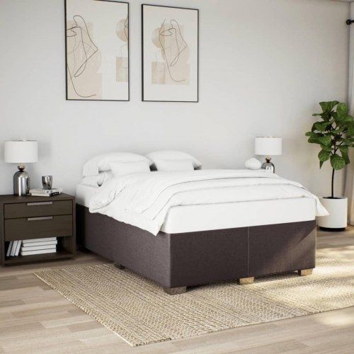 Sengeramme 160 x 200 cm uden madras - mørkebrun