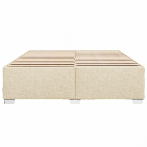 Sengeramme i stof 180 x 200 cm - cremefarvet