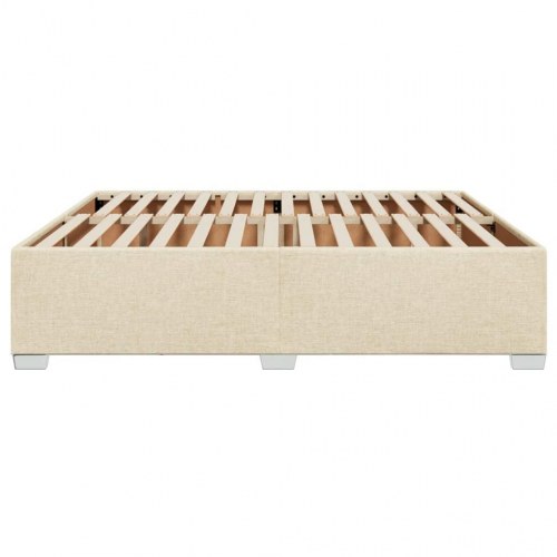 Sengeramme i stof 180 x 200 cm - cremefarvet