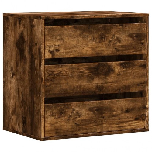 Hjørnekommode 60 x 41 x 58 cm - røget egetræ