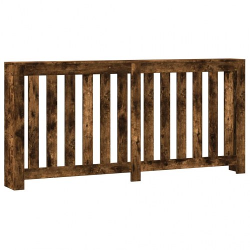 Radiatorskjuler 175 × 20 × 82 cm i konstrueret træ - røget egetræsfarve