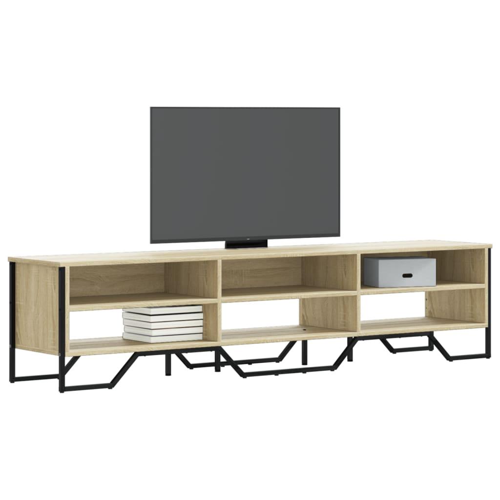 Tv-Bord 122X34X41 Cm Konstrueret Træ - 180 cm / Sonoma-eg