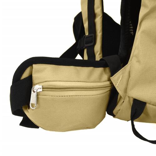 Vandretaske 60 l oxfordstof kakifarve