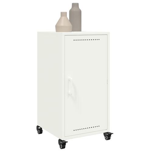 Skab 36x39x72 cm stål hvid