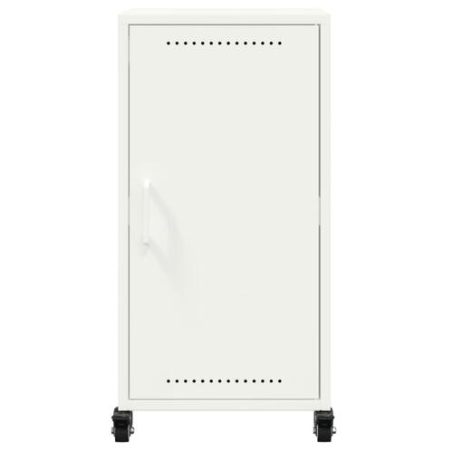 Skab 36x39x72 cm stål hvid