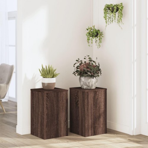 Plantestativer 2 stk. 30 x 30 x 50 cm - brun eg