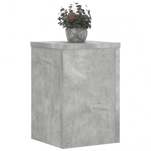 Plantestativer 2 stk. 25 x 25 x 35 cm - betongrå