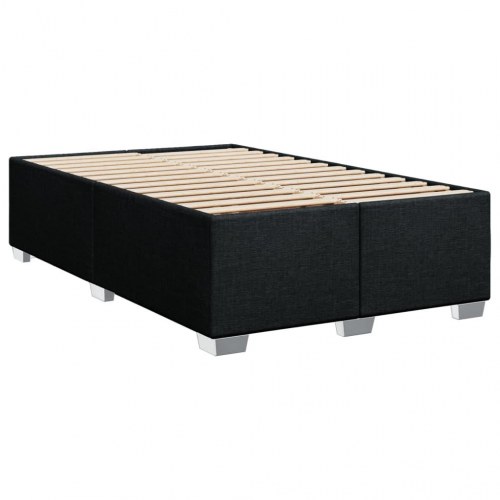 Sengeramme uden madras 120x200 cm - sort stof