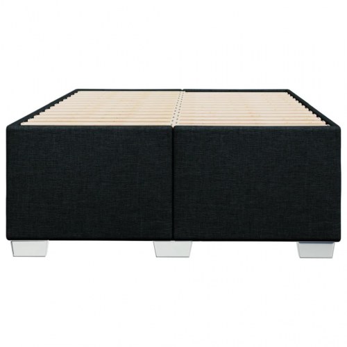 Sengeramme uden madras 120x200 cm - sort stof