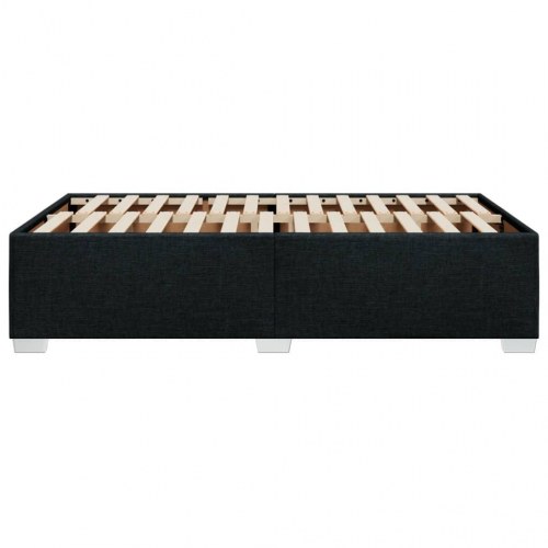 Sengeramme uden madras 120x200 cm - sort stof