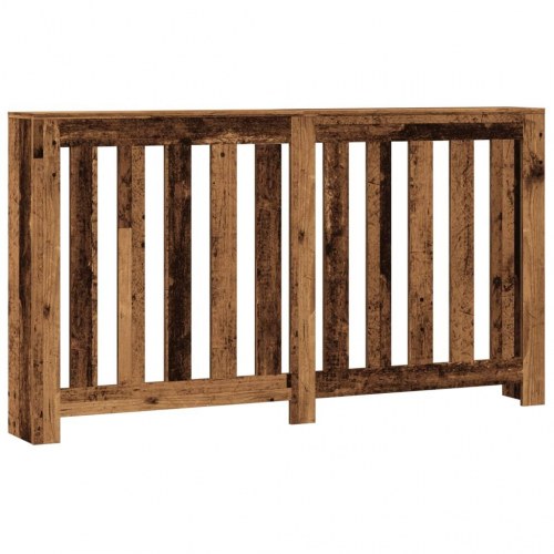 Radiatorskjuler 149×20×82 cm i konstrueret træ - antikt træ