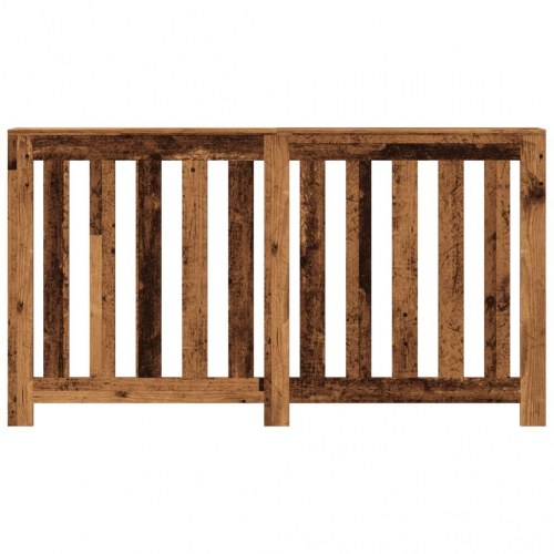 Radiatorskjuler 149×20×82 cm i konstrueret træ - antikt træ