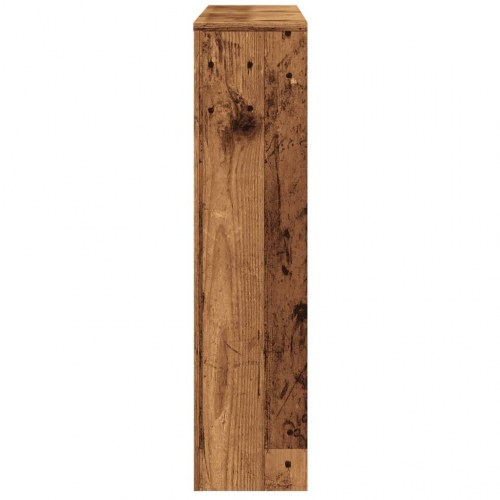 Radiatorskjuler 149×20×82 cm i konstrueret træ - antikt træ