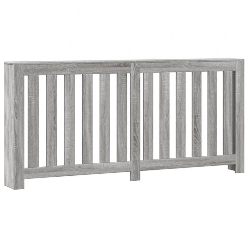 Radiatorskjuler 175 × 20 × 82 cm - konstrueret træ, grå sonoma-eg