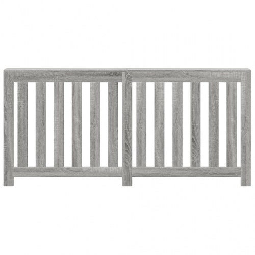 Radiatorskjuler 175 × 20 × 82 cm - konstrueret træ, grå sonoma-eg