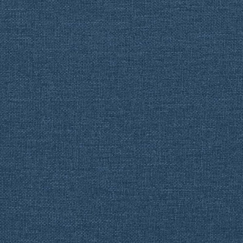 Kontinentalseng med madras 140x190 cm stof blå