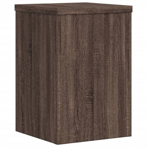 Plantestativer 2 stk. 25 x 25 x 35 cm i brun eg